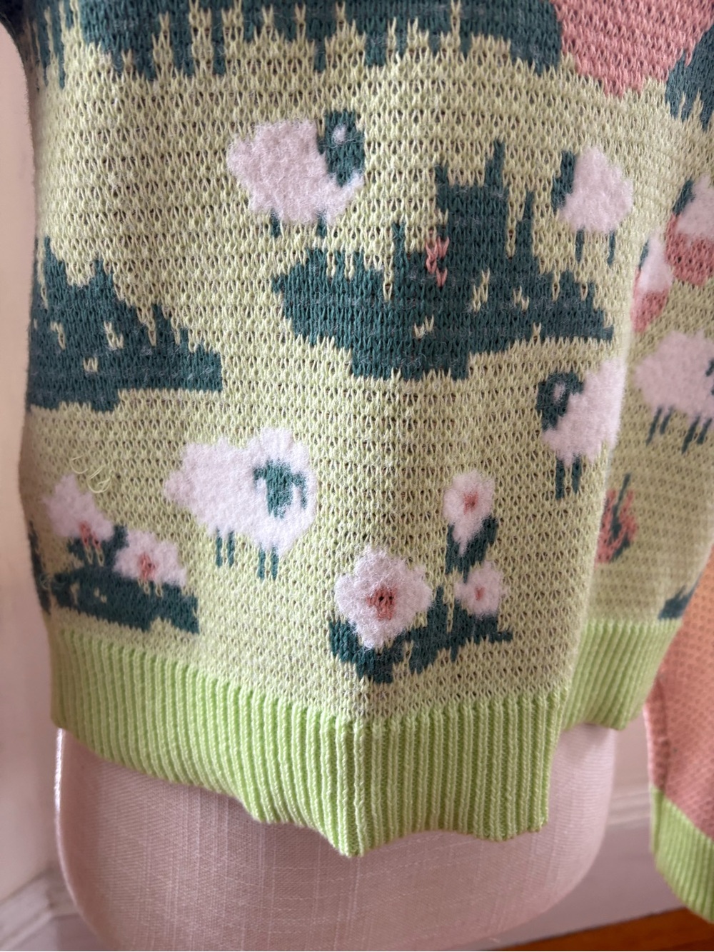 NWT Zara Sheep Knit Cardigan - Picture 9 of 10
